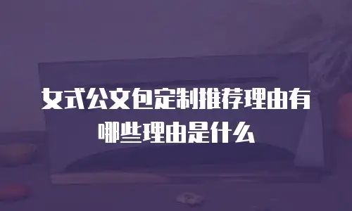 女式公文包定制推荐理由有哪些理由是什么