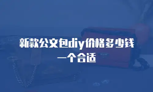 新款公文包diy价格多少钱一个合适