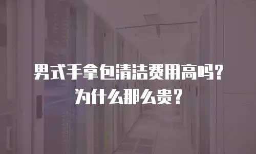 男式手拿包清洁费用高吗？为什么那么贵？