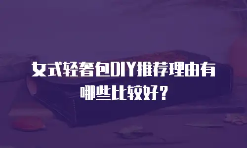 女式轻奢包DIY推荐理由有哪些比较好？
