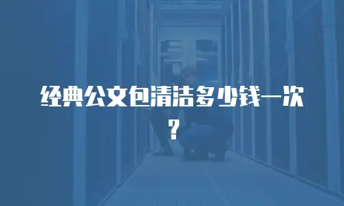 经典公文包清洁多少钱一次？