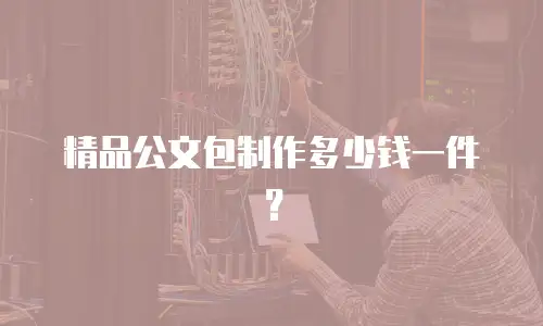 精品公文包制作多少钱一件？