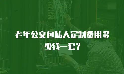 老年公文包私人定制费用多少钱一套？