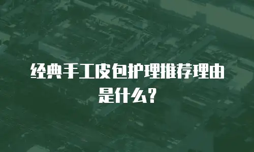经典手工皮包护理推荐理由是什么？