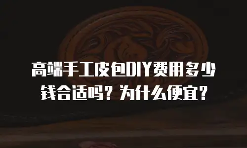 高端手工皮包DIY费用多少钱合适吗？为什么便宜？