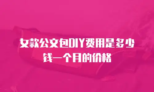 女款公文包DIY费用是多少钱一个月的价格