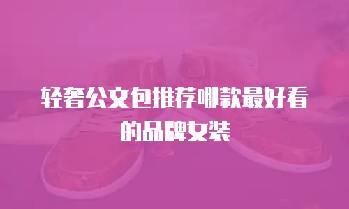 轻奢公文包推荐哪款最好看的品牌女装