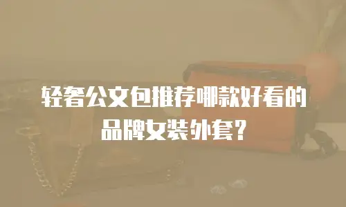 轻奢公文包推荐哪款好看的品牌女装外套？