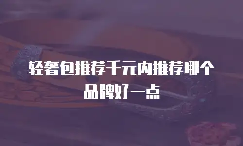 轻奢包推荐千元内推荐哪个品牌好一点