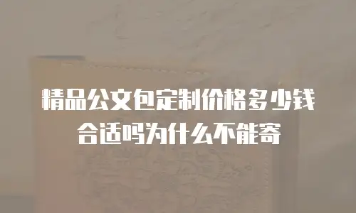 精品公文包定制价格多少钱合适吗为什么不能寄