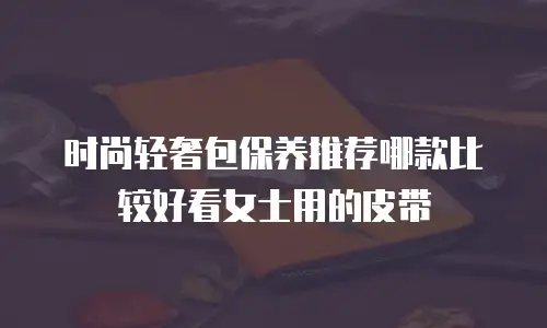 时尚轻奢包保养推荐哪款比较好看女士用的皮带