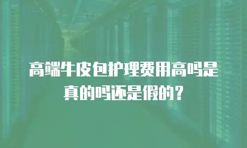 高端牛皮包护理费用高吗是真的吗还是假的？