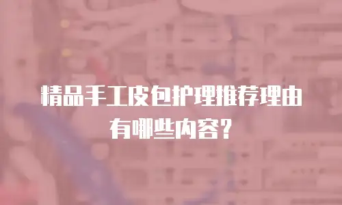 精品手工皮包护理推荐理由有哪些内容？