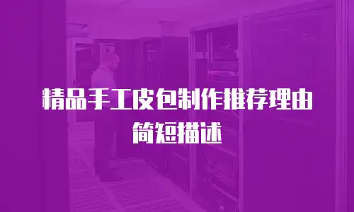 精品手工皮包制作推荐理由简短描述