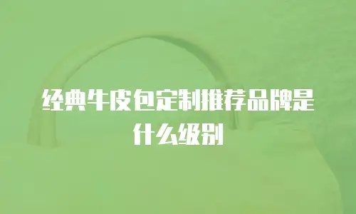 经典牛皮包定制推荐品牌是什么级别