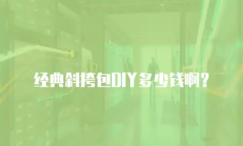 经典斜挎包DIY多少钱啊？