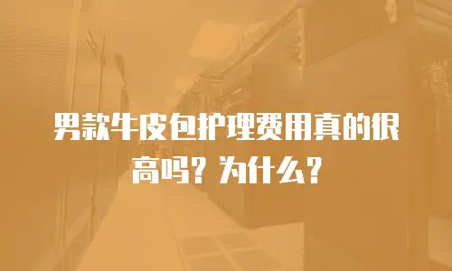 男款牛皮包护理费用真的很高吗？为什么？