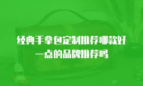 经典手拿包定制推荐哪款好一点的品牌推荐吗