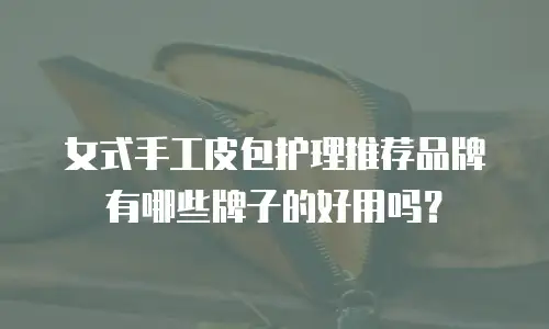 女式手工皮包护理推荐品牌有哪些牌子的好用吗？