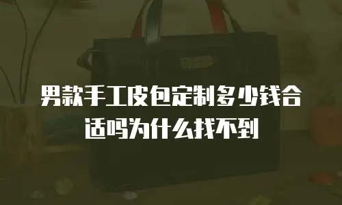 男款手工皮包定制多少钱合适吗为什么找不到