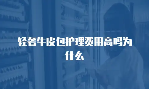 轻奢牛皮包护理费用高吗为什么