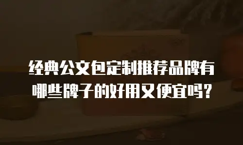 经典公文包定制推荐品牌有哪些牌子的好用又便宜吗？