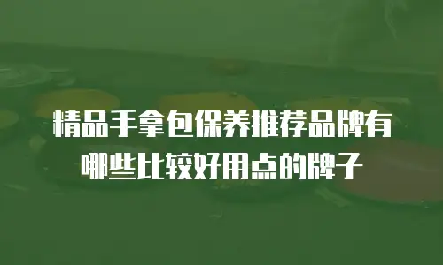 精品手拿包保养推荐品牌有哪些比较好用点的牌子
