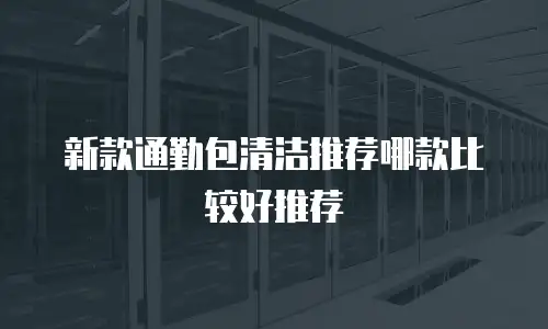 新款通勤包清洁推荐哪款比较好推荐
