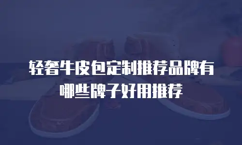 轻奢牛皮包定制推荐品牌有哪些牌子好用推荐