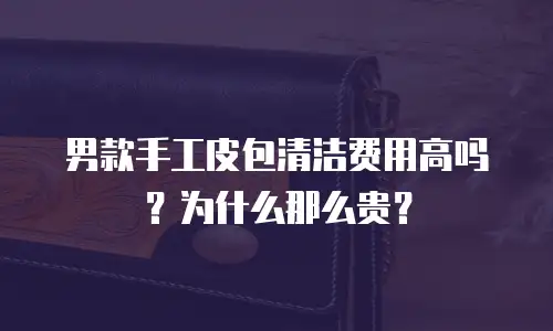 男款手工皮包清洁费用高吗？为什么那么贵？