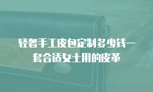 轻奢手工皮包定制多少钱一套合适女士用的皮革