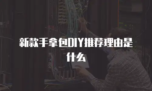 新款手拿包DIY推荐理由是什么