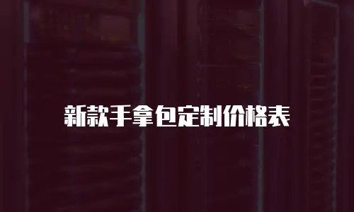 新款手拿包定制价格表