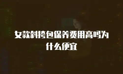 女款斜挎包保养费用高吗为什么便宜