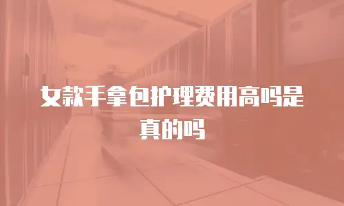 女款手拿包护理费用高吗是真的吗