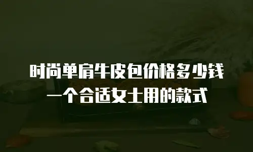 时尚单肩牛皮包价格多少钱一个合适女士用的款式