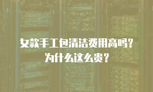 女款手工包清洁费用高吗？为什么这么贵？