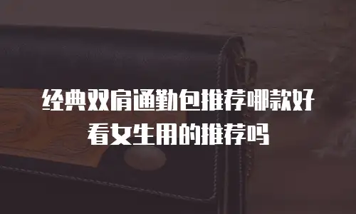 经典双肩通勤包推荐哪款好看女生用的推荐吗