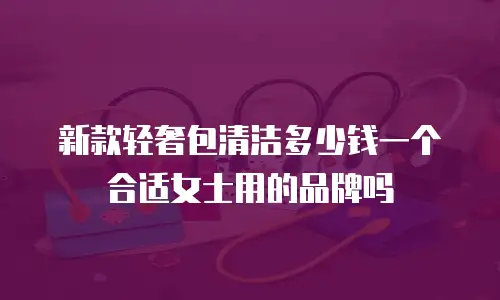新款轻奢包清洁多少钱一个合适女士用的品牌吗