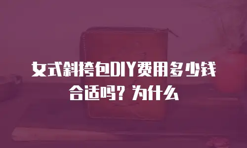 女式斜挎包DIY费用多少钱合适吗？为什么