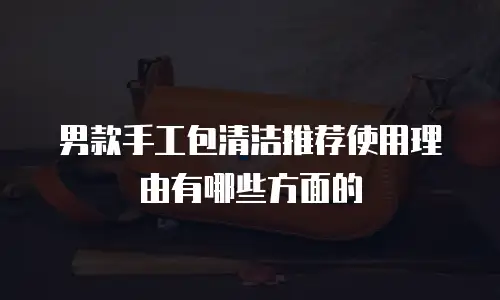 男款手工包清洁推荐使用理由有哪些方面的