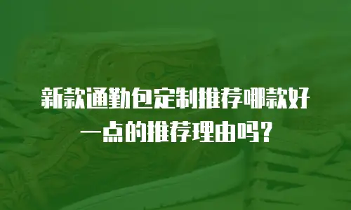 新款通勤包定制推荐哪款好一点的推荐理由吗？