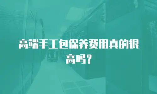 高端手工包保养费用真的很高吗？