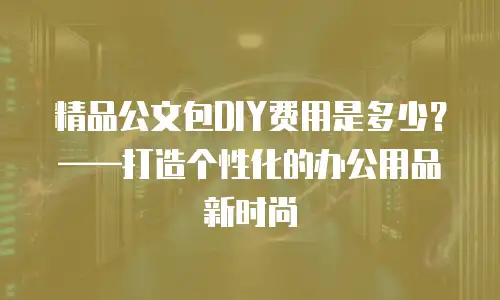 精品公文包DIY费用是多少？&mdash;&mdash;打造个性化的办公用品新时尚