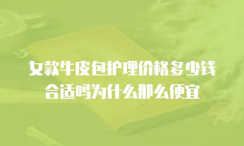 女款牛皮包护理价格多少钱合适吗为什么那么便宜