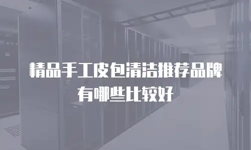 精品手工皮包清洁推荐品牌有哪些比较好