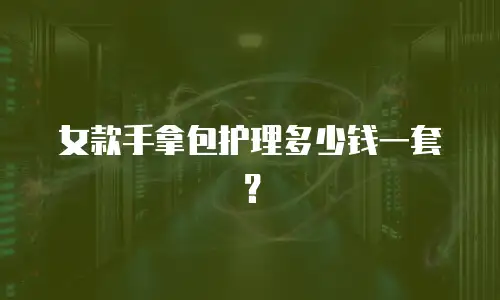 女款手拿包护理多少钱一套？