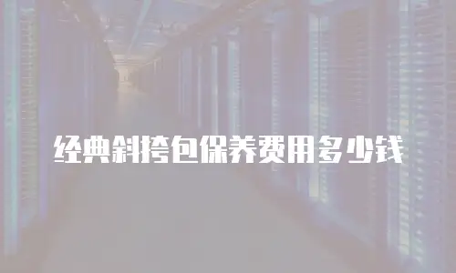 经典斜挎包保养费用多少钱