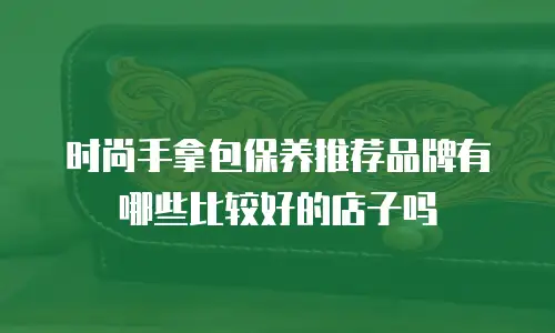 时尚手拿包保养推荐品牌有哪些比较好的店子吗