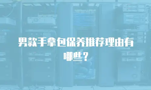 男款手拿包保养推荐理由有哪些？